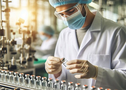 ghiaccio in provetta per lo stoccaggio farmaceutico