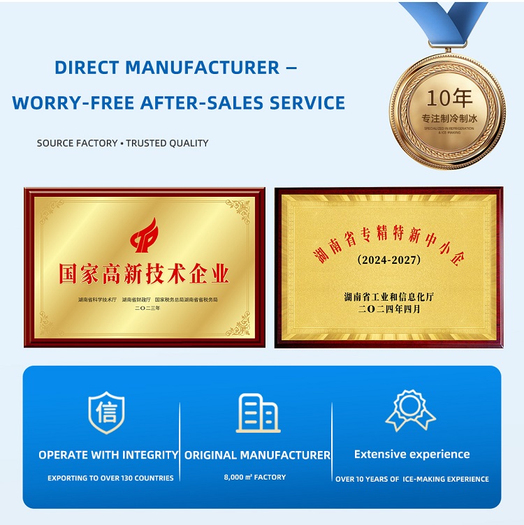 fabbrica di macchine per il ghiaccio in Cina