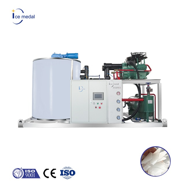 Icemedal IMF10 10 tonnellate al giorno Flake Ice Machine per merci acquatiche