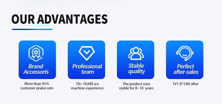 vantaggi della macchina per il ghiaccio a cubetti