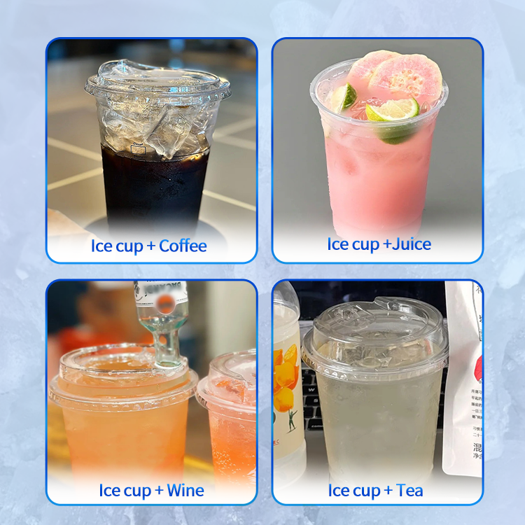 Produttore di macchine per ghiaccio commestibile automatizzato IceEmedal Coppa di produzione di produzione unica