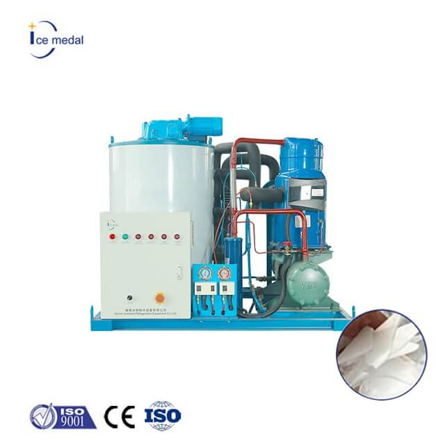 Icemedal IMF1 1-Ton al giorno Flake Ice Machine per la conservazione dei frutti di mare