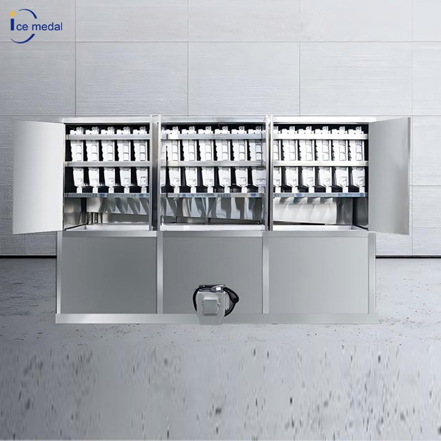  Icemedal IMC20 Macchina per cubetti di ghiaccio a prezzo di fabbrica da 20 tonnellate al giorno per fabbrica di ghiaccio