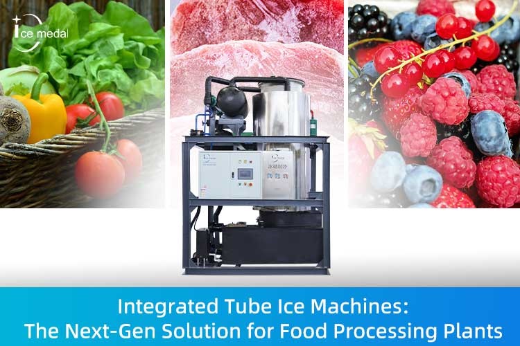 Macchine per il ghiaccio del tubo integrato: la soluzione di prossima generazione per gli impianti di trasformazione degli alimenti