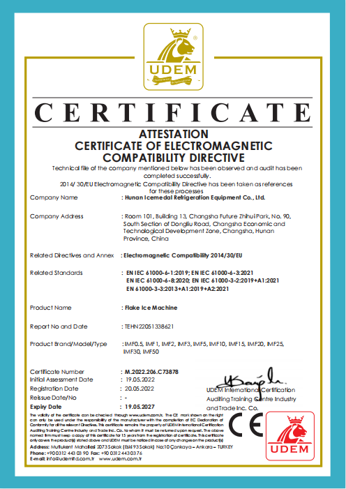 Flake Ice Machine CE Certificato