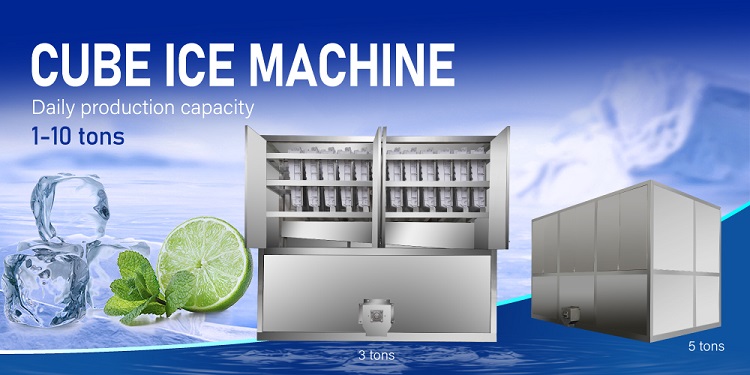 macchina di produzione del cubo di ghiaccio