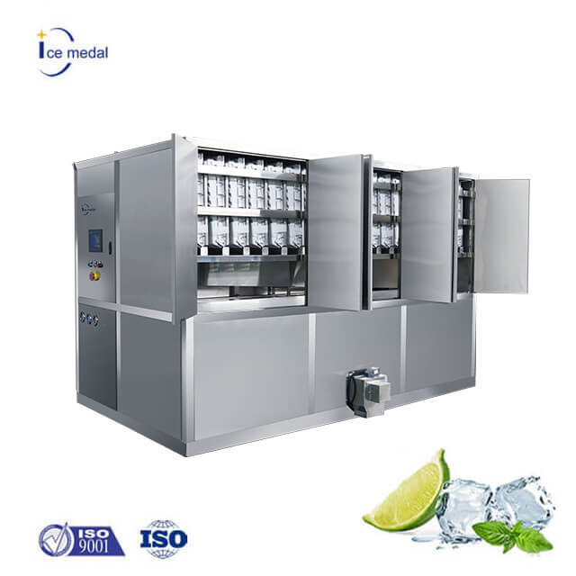 Icemedal IMC5 Macchina per la produzione di ghiaccio a cubetti da 5 tonnellate Macchina per il ghiaccio per mangiare