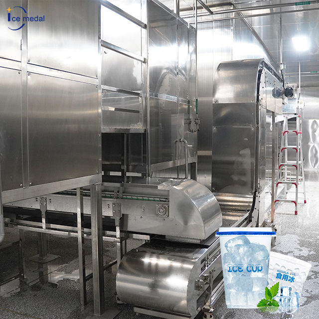 Produttore di macchine per ghiaccio commestibile automatizzato IceEmedal Coppa di produzione di produzione unica