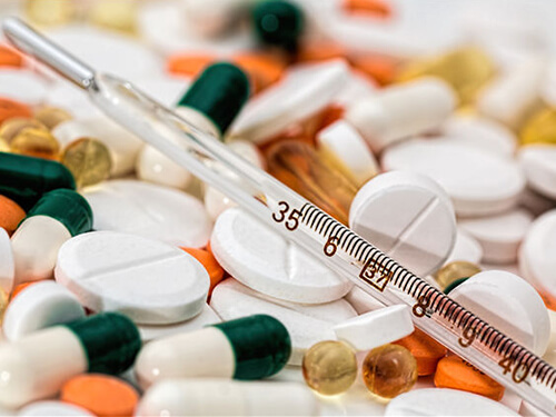 Applicazione del ghiaccio in fiamme per l'industria farmaceutica