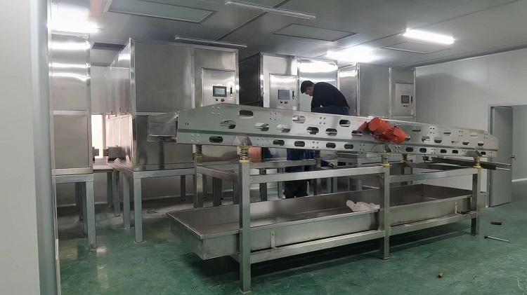 linea di produzione automatica del ghiaccio in tazza