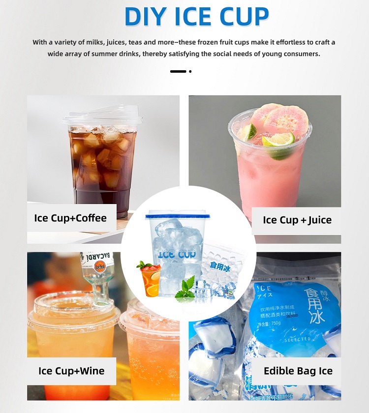 scenari di applicazione del ghiaccio cubico