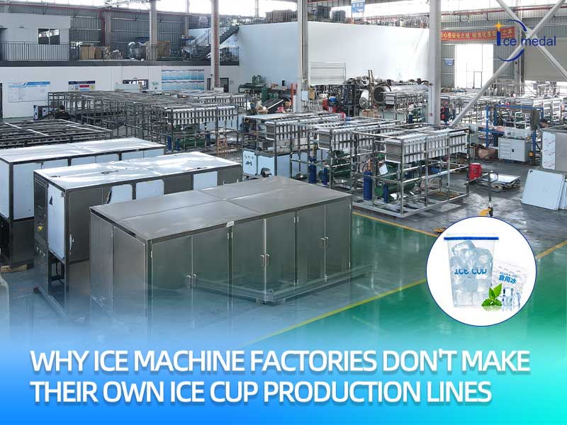 Perché le fabbriche di macchine per ghiaccio non producono le proprie linee di produzione della tazza di ghiaccio