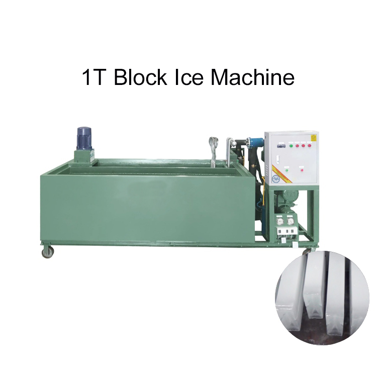 ICEMedal IMB1 1 tonnellata Macchina a blocchi di pesce elaborazione di macchine per blocchi di ghiaccio