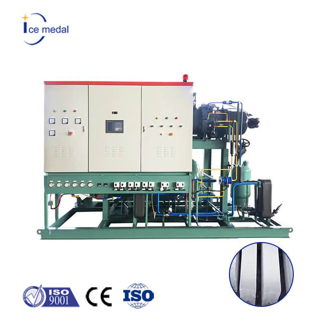 Icemedal IMB50 Macchina per il ghiaccio a blocchi da 50 tonnellate per fabbrica di ghiaccio