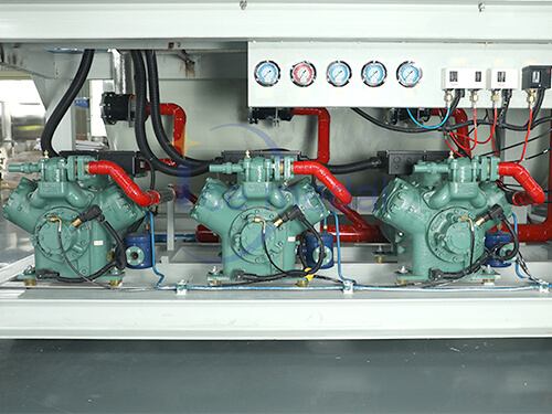 macchina per il ghiaccio a tubo compressore Bitzer