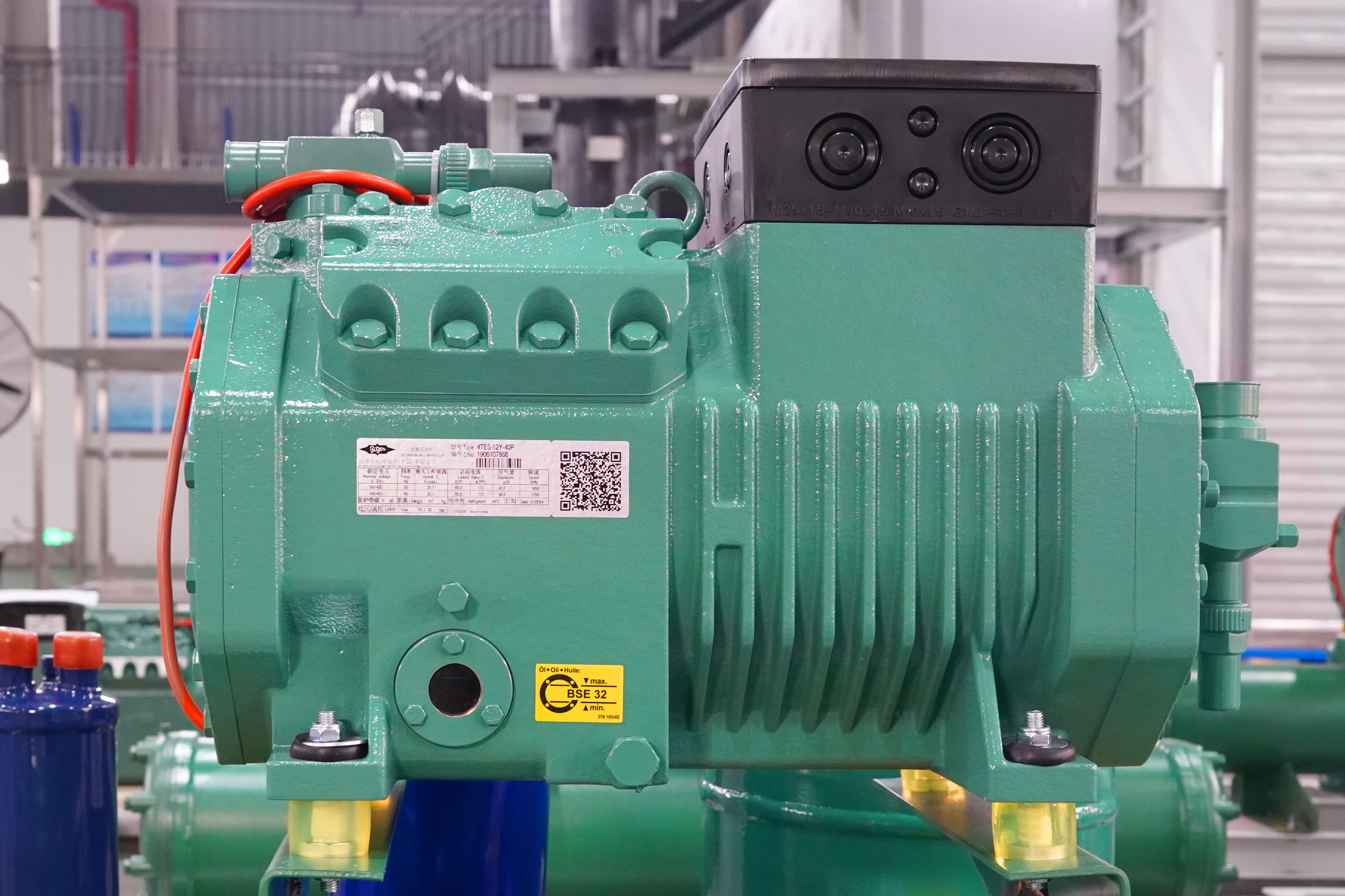 compressore della macchina per la produzione di tubi di ghiaccio