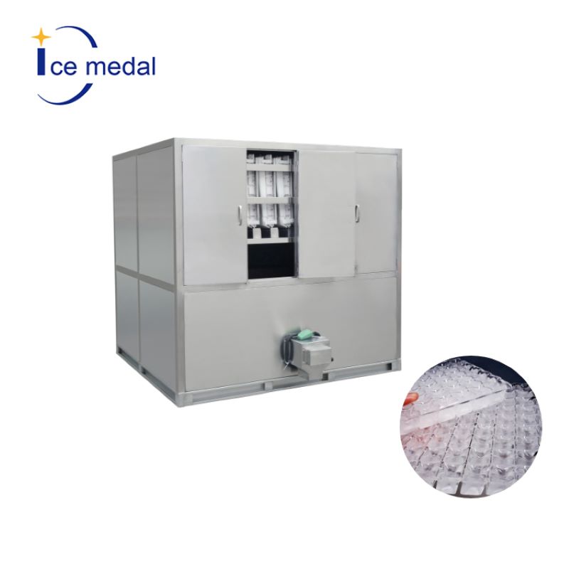 Icemedal IMC1 1 tonnellata al giorno Big Ice Cube Machine Commercial Ice Maker