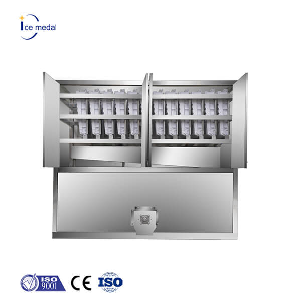Macchina per il ghiaccio a cubetti di refrigerazione Icemedal per la sicurezza del ghiaccio commestibile