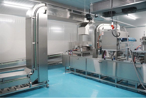 linea di produzione della coppa di ghiaccio