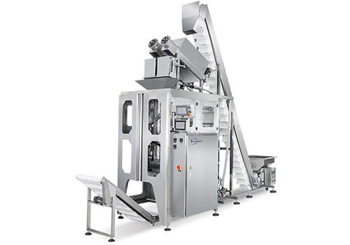 macchina confezionatrice automatica per cubetti di ghiaccio
