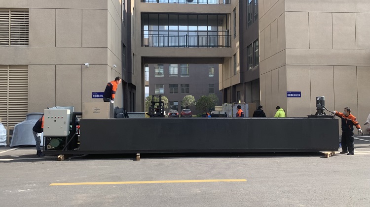 macchina a blocchi di ghiaccio