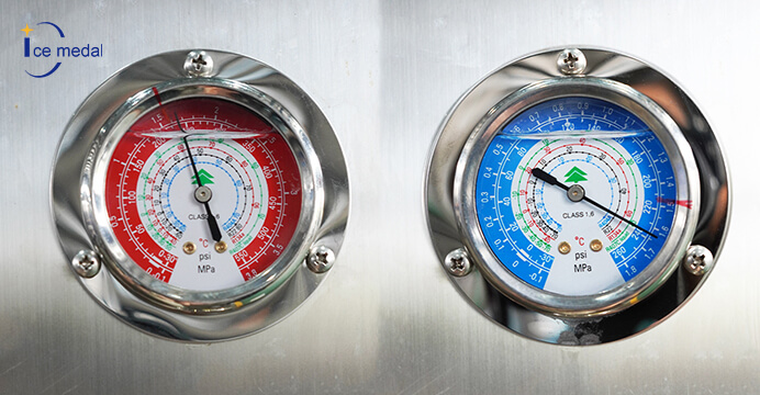 Tabella dei parametri per il completamento del test di pressione della Tube Ice Machine.jpg
