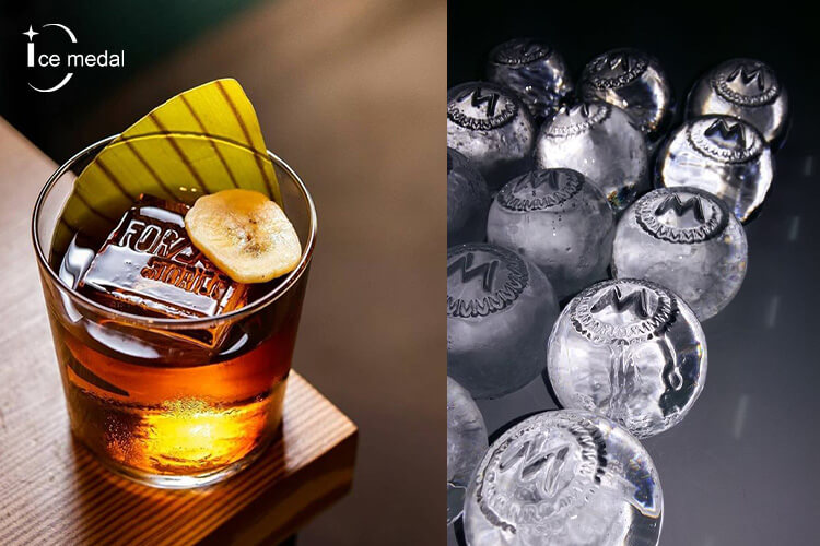 Palline di ghiaccio trasparenti per cocktail e whisky.jpg