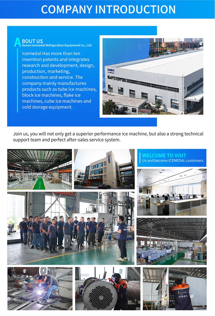 Fabbrica del produttore di macchine per il ghiaccio Icemedal e presentazione dell